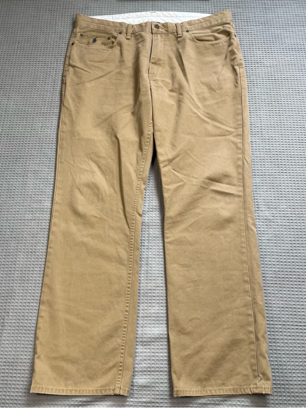 Polo Ralph Lauren Khaki Chino Pants 38x32 Men’s Cotton Pony